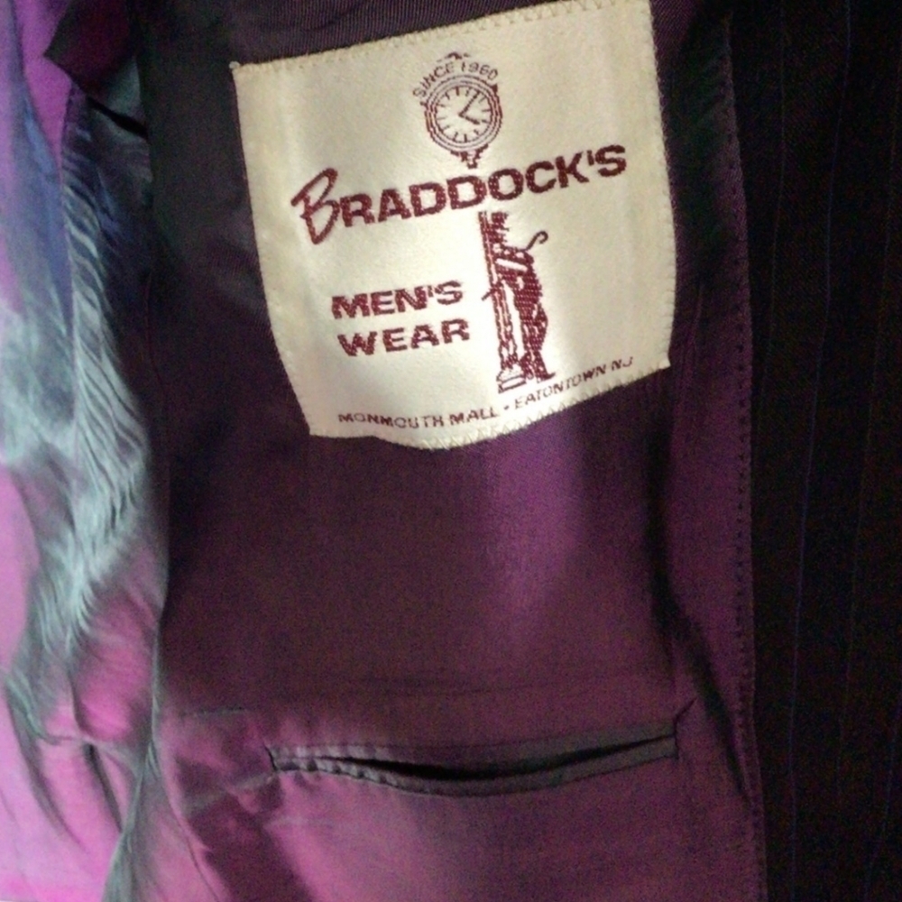 Braddock's Men's Wear Blazer EUC size medium - Picture 3 of 4